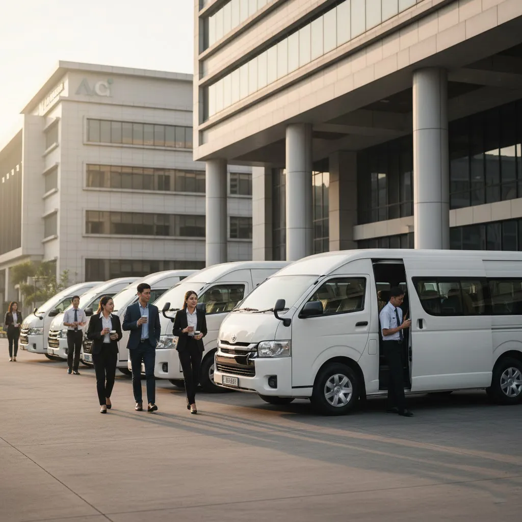 ยกระดับองค์กรด้วยบริการรถรับ-ส่งพนักงาน เพิ่มประสิทธิภาพ ลดค่าใช้จ่าย